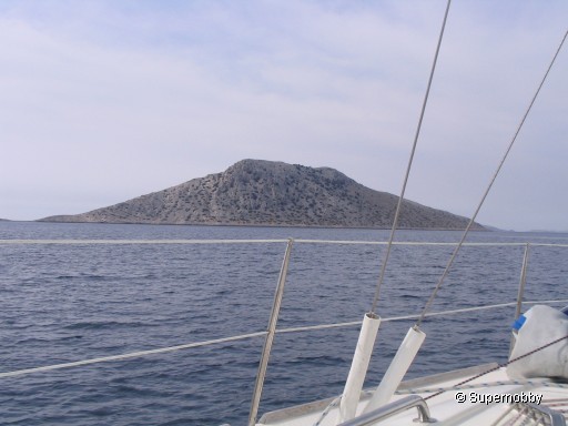 die Insel Skulj in den Kornaten, 145m hoch - zurÃŒck zur Ãbersicht