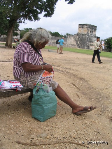 sehr nervig, die Souvenirverkäufer in Chichén Itzá - zurÃŒck zur Ãbersicht