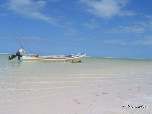 Blick auf das Meer von der Isla Holbox aus - zurÃŒck zur Ãbersicht